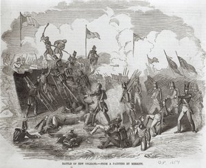 The Battle of New Orleans, 8th January 1815, engraved by Thomas Phillibrown, 1856 by Dennis Malone Carter